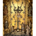 Important domestic altar, Brazil, mid 18th century.