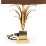 Lampe de table à feuilles de roseau, Maison Charles