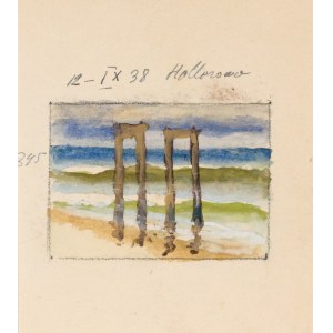 Soter August JAXA-MAŁACHOWSKI (1867-1952), Baltic shore, 1938