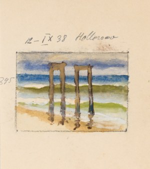 Soter August JAXA-MAŁACHOWSKI (1867-1952), Brzeg Bałtyku, 1938