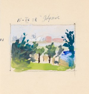 Soter August JAXA-MAŁACHOWSKI (1867-1952), Wysokie fale we Władysławowie, 1938