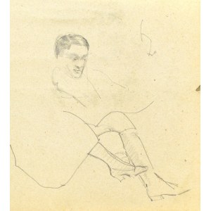 Emilia KNAUSÓWNA (1883-1924), Portrait of a man sitting