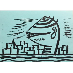 Jan GŁUSZAK DAGARAMA (1937-2000), LOH NES, 1980