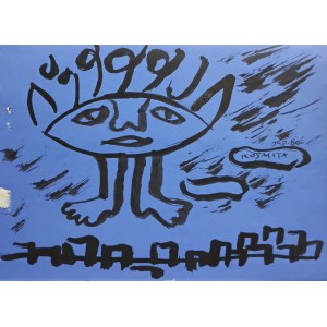 Jan GŁUSZAK DAGARAMA (1937-2000), KOSMITA, 1980