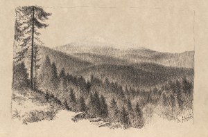Frantisek Xaver HARLAS (1865-1947), Pejzaż górski, 1913