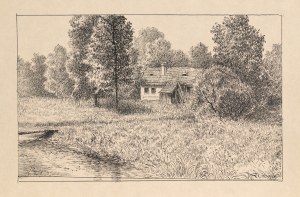 Frantisek Xaver HARLAS (1865-1947), Domek na wsi, ok. 1913