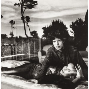 Helmut Newton (1920 Berlin - 2004 Los Angeles), Mick Jagger and Jerry Hall, 1987/1991.