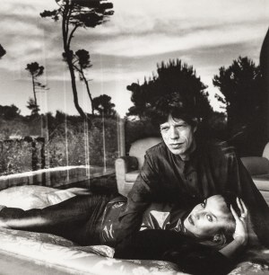 Helmut Newton (1920 Berlin - 2004 Los Angeles), Mick Jagger i Jerry Hall, 1987/1991
