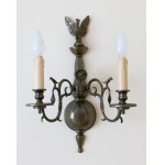 Lamp with wall lamp in the type of the Duchy of Warsaw