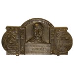 Commemorative plaque with effigy of Benito Mussolini, Commemorative plaque with effigy of Benito Mussolini