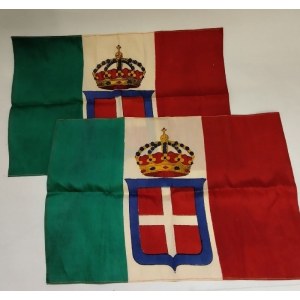 Lot of two small flags, Lot of two small flags