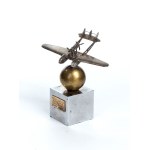 paperweight commemorating the Tenth Anniversary Atlantic Cruise, paperweight commemorating the Tenth Anniversary Atlantic Cruise