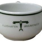 Set of 2 Braunschweig Airport Porcelain Mugs, Set of 2 Braunschweig Airport Porcelain Mugs