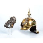 Saxony, Garde Reiter helmet, with lion (copy), Saxony, Garde Reiter helmet, with lion (copy)