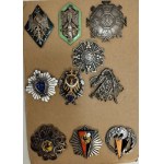Poland, batch of ten regimental badges, Poland, batch of ten regimental badges