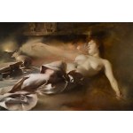 Franciszek Żmurko (1859 Lviv - 1910 Warsaw), "Seeing Faust," 1890