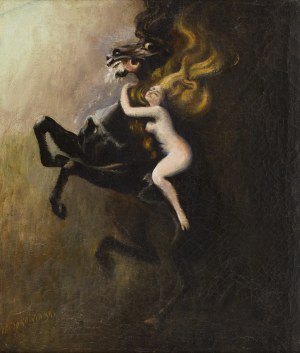 Władysław Podkowiński (1866 Warszawa - 1895 Warszawa), Szał, 1893