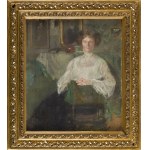 Olga Boznańska (1865 Kraków - 1940 Paryż), Portret Janiny Dygatówny (Portret Pani Dygat), około 1904