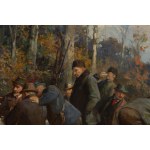 Zygmunt Ajdukiewicz (1861 Witkowice pod Tarnobrzegiem - 1917 Wiedeń), Po polowaniu, 1906
