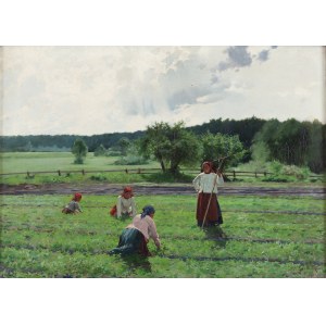 Zdzisław Jasiński (1863 Varšava - 1932 Varšava), Vidiecke ženy na poli, po roku 1893