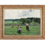 Zdzisław Jasiński (1863 Varšava - 1932 Varšava), Vidiecke ženy na poli, po roku 1893