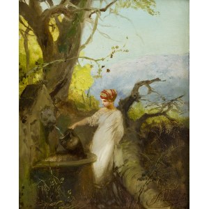 Henryk Siemiradzki (1843 Biełgorod k. Charkowa - 1902 Strzałków), U źródła, 1880