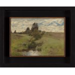 Roman Kazimierz Kochanowski (1857 Kraków - 1945 Freising, Bavaria), Summer landscape with a stream