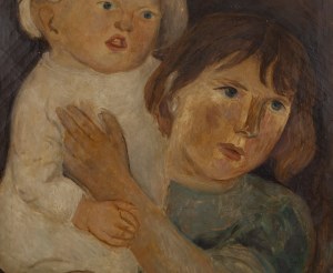 Tadeusz Makowski (1882 Oświęcim - 1932 Paryż), Piastunka z małym Jacquesem, 1921-22