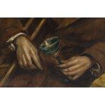 Roman Kramsztyk (1885 Warsaw - 1942 Warsaw), Portrait of a Man with a Bullet.
