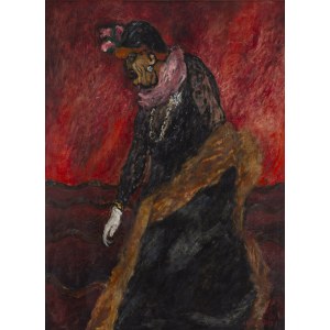 Józef Czapski (1896 Prague - 1993 Maisons Laffitte), Woman in Red, 1963
