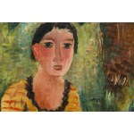 Zygmunt Olesiewicz, Jean Olin (1984 Varsovie - 1972 Paris), Portrait d'une jeune fille dans un jardin, 1925