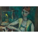 Zygmunt Józef Menkes (1896 Lviv - 1986 Riverdale, USA), Jeune fille avec l'oiseau, vers 1935-39