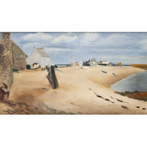 Henryk Hayden (1883 Varsovie - 1970 Paris), La plage Omonville (La Hague) ( La plage Omonville (La Hague) ), 1938