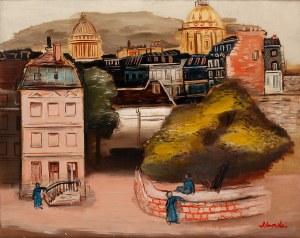 Zygmunt Józef Menkes (1896 Lwów - 1986 Riverdale, USA), Pejzaż z Paryża, około 1925