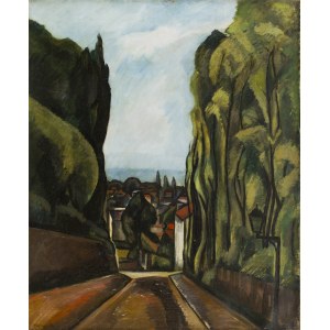 Simon (Shamay) Mondzain (Mondszajn) (1890 Chelm - 1979 Paris), Landscape from Clamart, 1913-1914