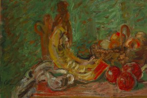 Wacław Taranczewski (1903 Czarnków - 1987 Kraków), Martwa natura z owocami (recto) / Portret kobiety (verso), 1932