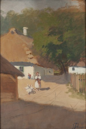 Jadwiga Tetmajer-Naimska (1891 Kraków (Bronowice Małe) - 1973 Londyn), Widok wiejski