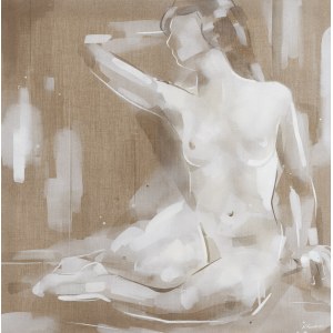 Natalia Fundowicz (b. 1991, Krakow), White noise 2, 2025