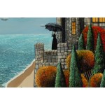 Agata Padol (b. 1964), "Girl with an Umbrella II," 2025