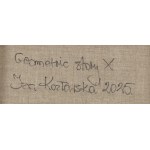 Izabela Kozłowska (née en 1969, Łódź), Geometric story X, 2025