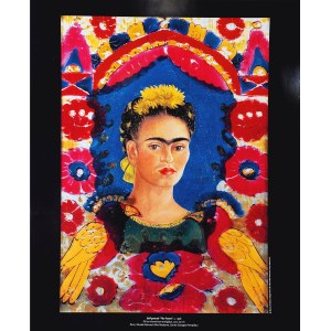 Frida Kahlo (1907-1954), Self-portrait ''The Frame''.