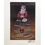 Rafał Olbiński (ur. 1943), Gloriana, 2004 (plakat sygnowany)