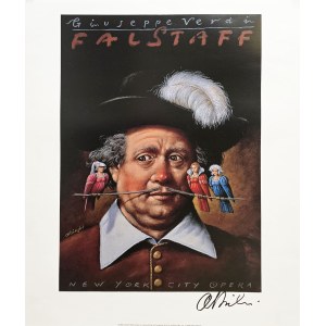 Rafał Olbiński (b. 1943), Falstaff, 2004 (signed poster)