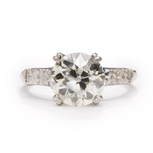 Diamantring Zwischenkriegszeit