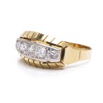 Diamantring Ende des 20. Jahrhunderts.