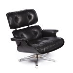 Charles a Ray Eames Herman Miller, Křeslo s podnožkou, 2. polovina 20. století.