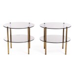 Pair of tables, 2nd half of 20th century.