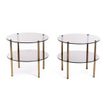 Pair of tables, 2nd half of 20th century.