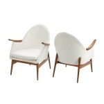 Julia Gaubek, Pair of armchairs, 1970s.
