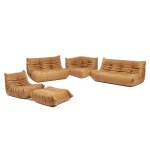 Michel Ducaroy Ligne Roset, France, "Togo" sofa set, 1970s.